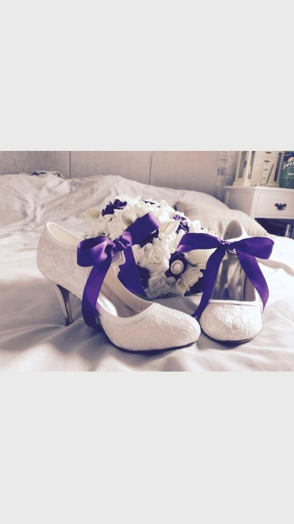 cadbury purple shoes